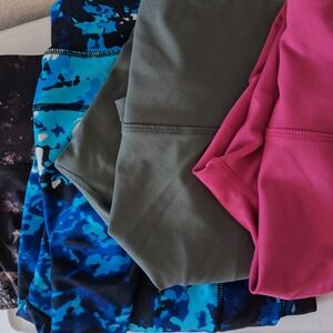 Old Navy Leggings - Blue, Green, Pink